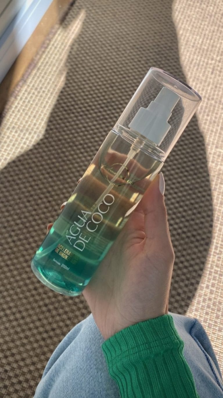 Água de coco aceleradora de bronzeado 200ml