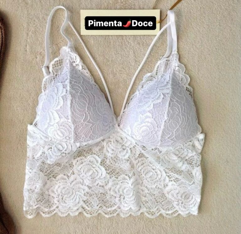 top cropped renda strappy com bojo top cropped renda strappy com bojo
