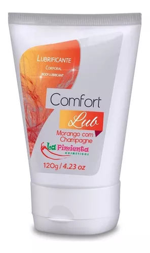 comfortlub morango com champagne 120g