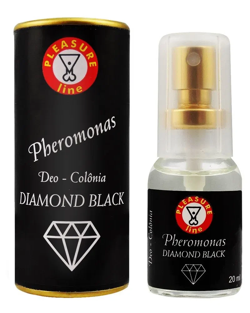 pheromonas diamond black deo colônia masculina 20ml