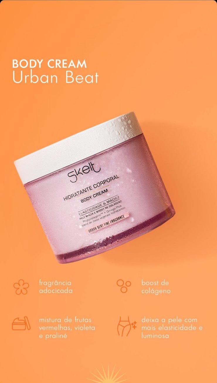 body cream urban beat 200g