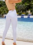 calça jeans nexo branca lisa com elastano