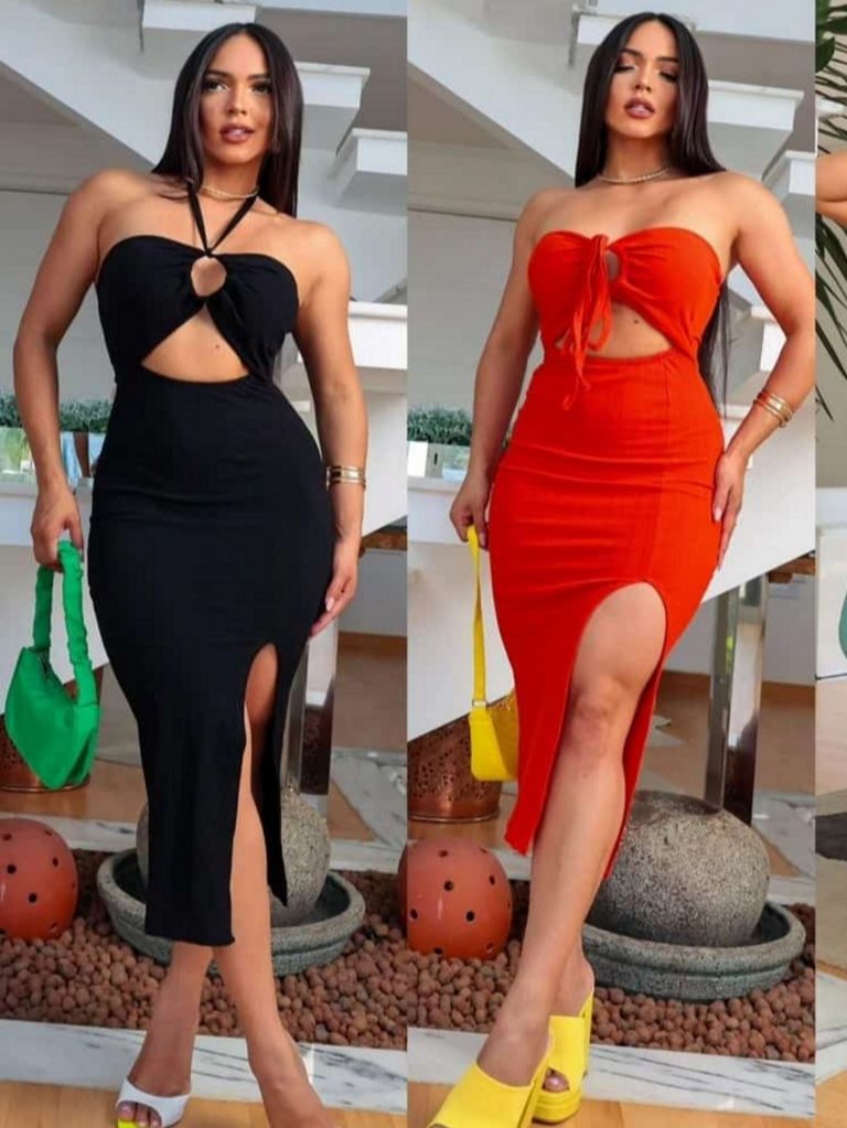 vestido canelado com bojo vestido canelado com bojo