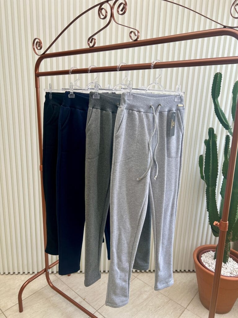 calça moletom com punho felicitá calça moletom com punho felicitá