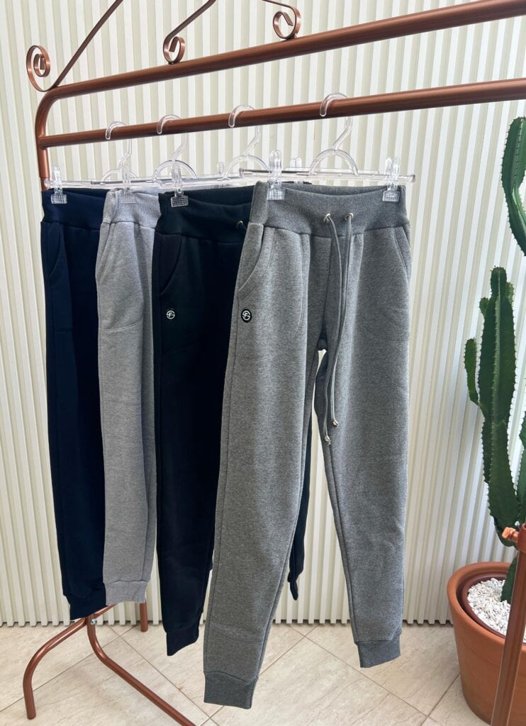 calça moletom com punho felicitá calça moletom com punho felicitá