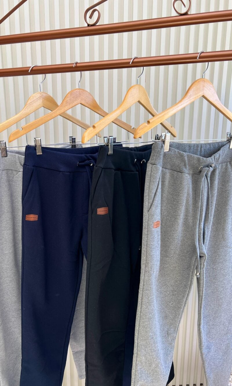 calça moletom masculina sem punho felicitá calça moletom masculina sem punho felicitá