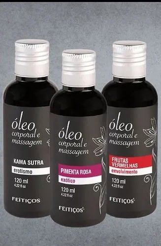 Óleo massagem e corporal feitiços