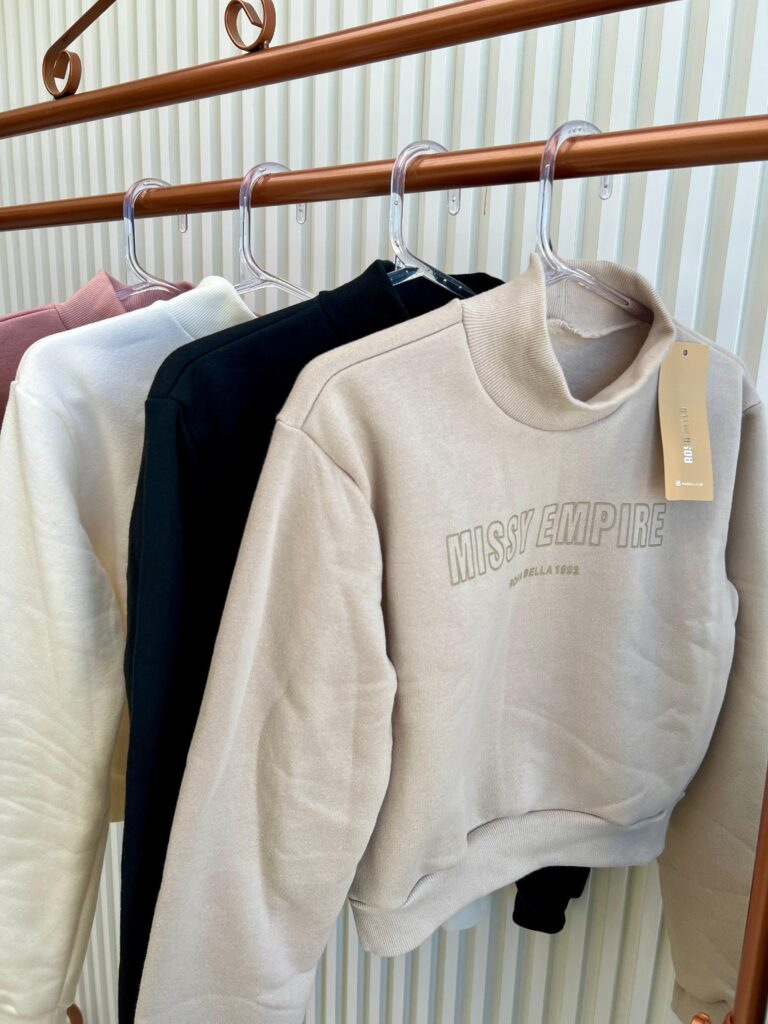 cropped moletom brenda rosa bella