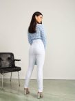 calça jeans denim zero aurora – preto – skinny hot pants – lisa – barra feita