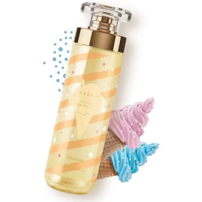 body splash desodorante dream céu de baunilha 200ml body splash desodorante dream céu de baunilha 200ml