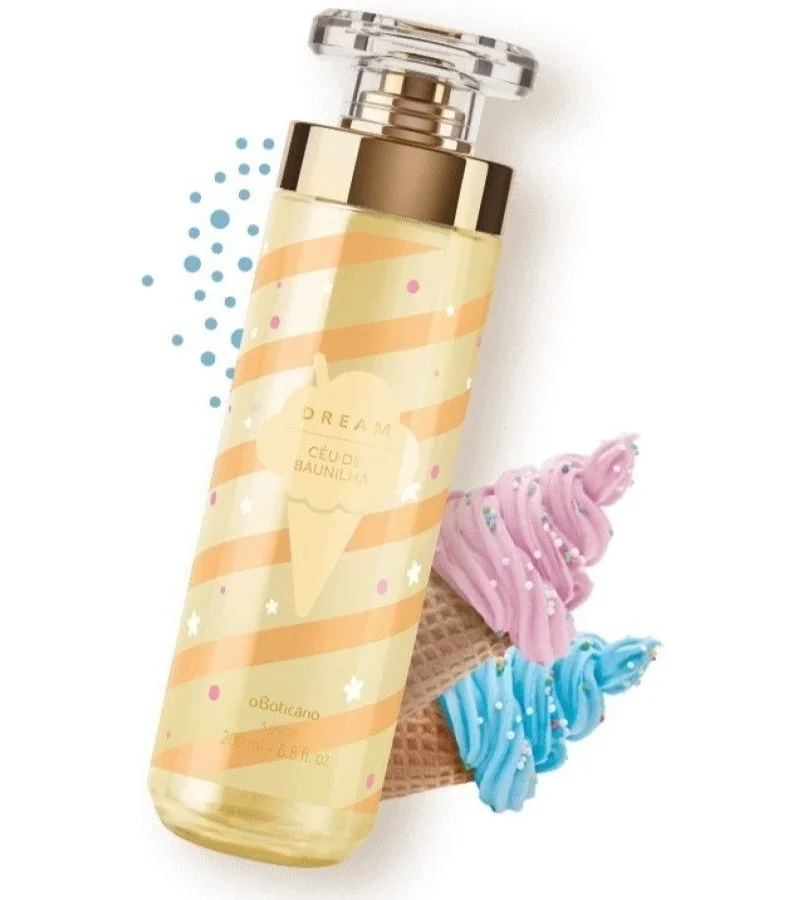body splash desodorante dream céu de baunilha 200ml body splash desodorante dream céu de baunilha 200ml