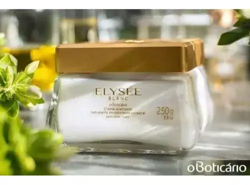 Creme Acetinado Hidratante Desodorante Elysée Blanc 250g - Lojas
