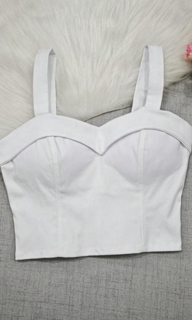 cropped milena em bengaline plus size com bojo