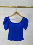 blusa cropped jade em poliamida com bojo
