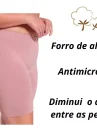 short loba sem costura plus size