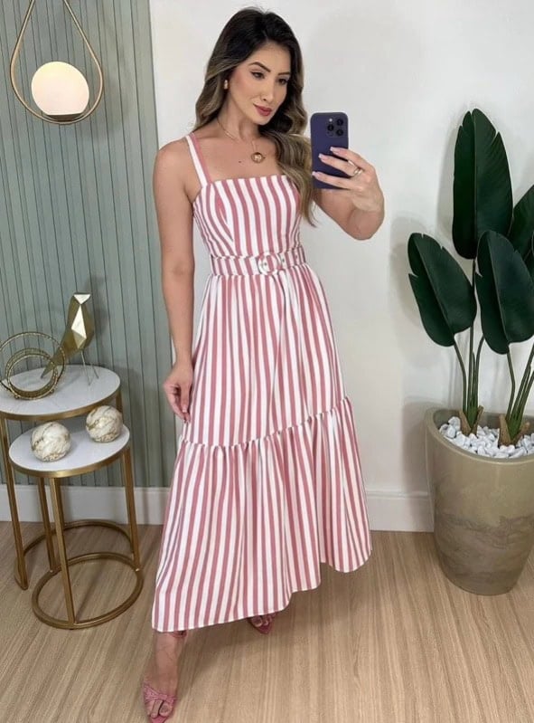 vestido longo maria