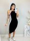 vestido gaby canelado