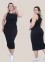 vestido canelado esther plus size