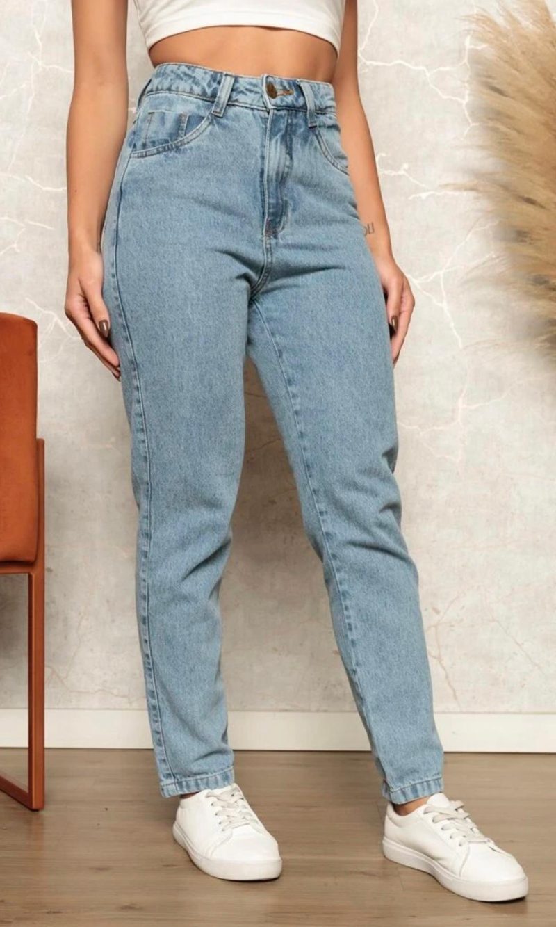 calça jeans mom alice