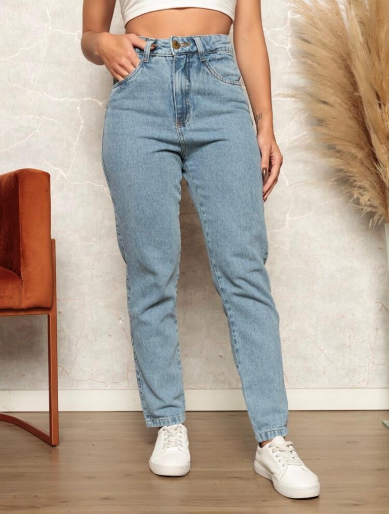 calça jeans mom alice