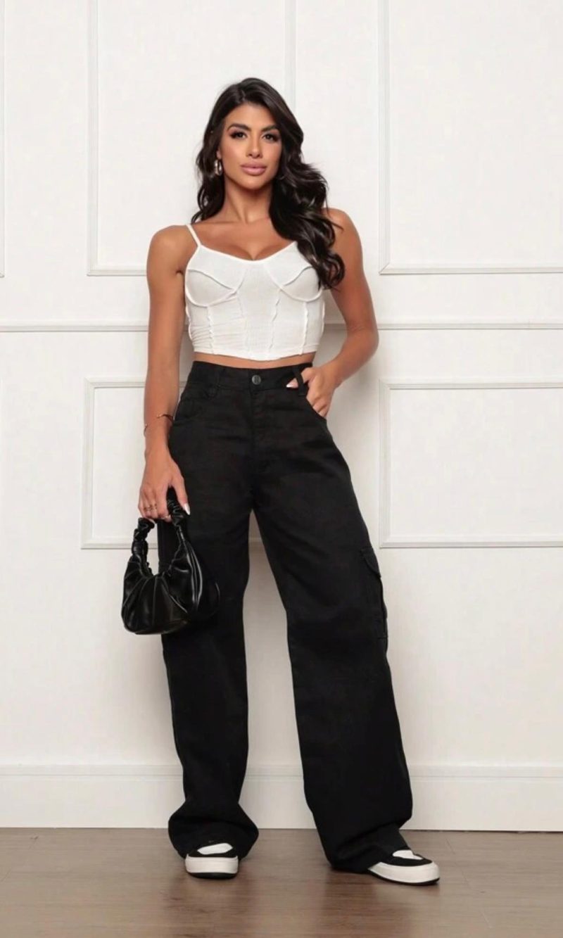 calça cargo olivia