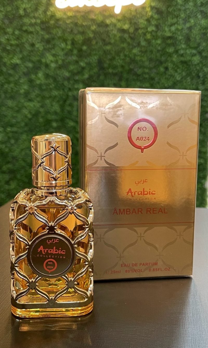 perfume feminino Árabe miniatura – 25ml – royal amber