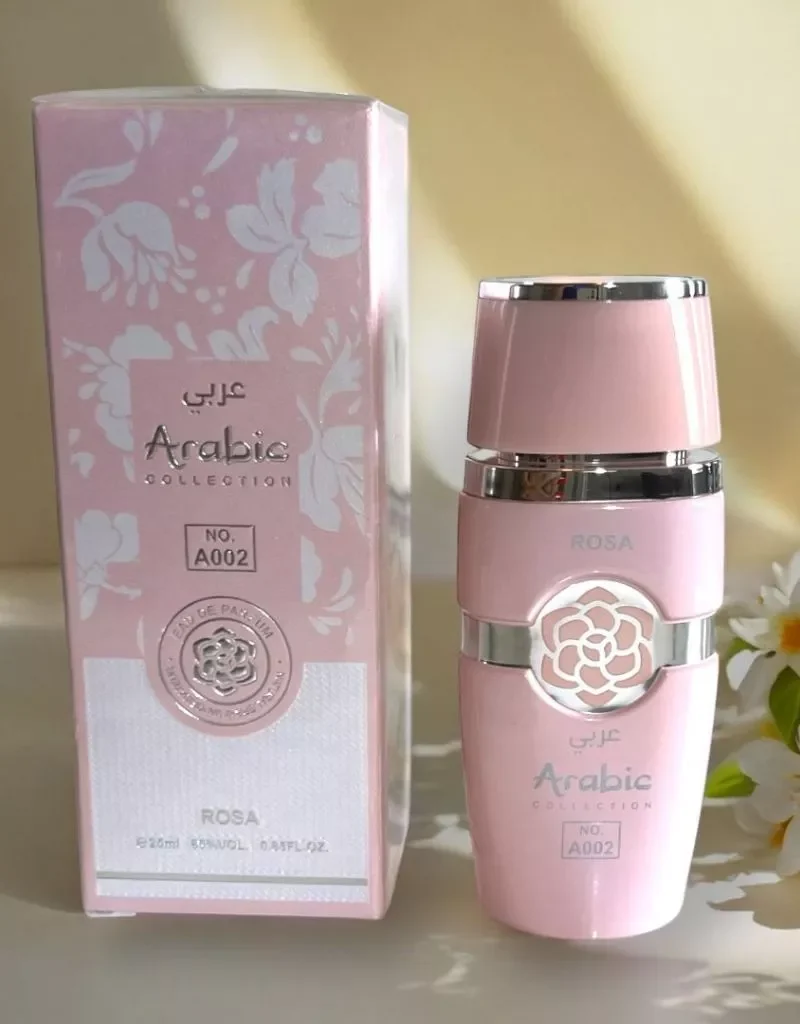 perfume feminino Árabe miniatura 25ml yara rosa