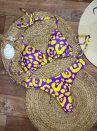 conjunto biquíni estampado jolie renda se