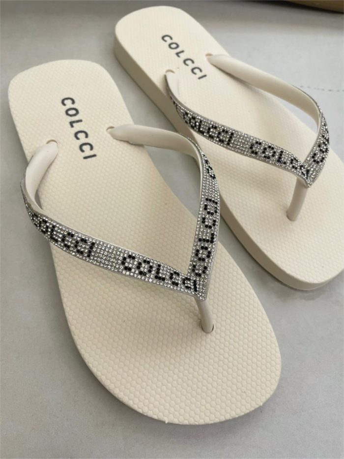 chinelo pandora off strass colcci preto, 33/34 chinelo pandora off strass colcci preto, 33/34